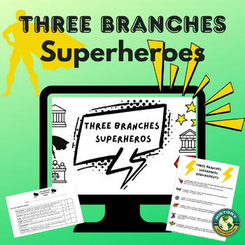 Preview of Three Branches Superheros