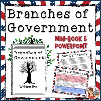 Preview of Branches of Government (Booklet & PowerPoint)