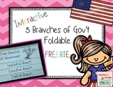 Three Branches of Government Foldable FREEBIE