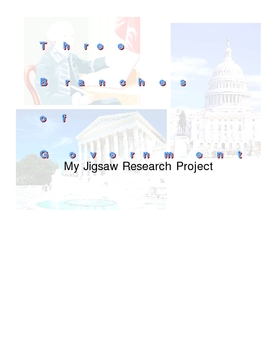 Preview of Three Branches of Government Jigsaw Project