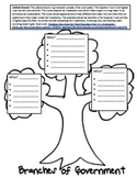 Three Branches of Government Lesson and Worksheets