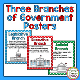Three Branches of Government Posters