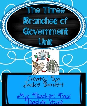 Preview of Three Branches of Government Complete Unit!