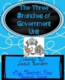 Three Branches of Government Complete Unit!