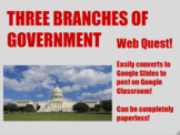 Three Branches of Government Web Quest