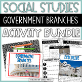 2nd, 3rd & 4th Grade Branches of Government Worksheets & D