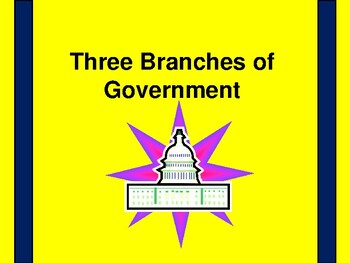 Preview of Three Branches of Government pdf