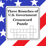 Three Branches of U.S. Government Crossword Puzzle (Version 1)