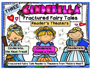 Preview of Three Cinderella Fractured Fairy Tale Reader's Theaters
