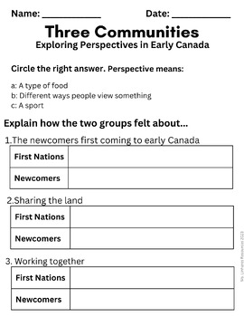 Preview of Three Communities - Understanding Perspectives