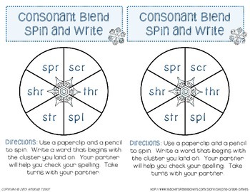 blends consonant three preview