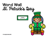 Three Day Freebie: St. Patrick's Day Vocabulary Word Wall Signs