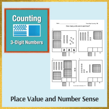 Preview of Counting  Hundreds, Tens & Ones: Place Value Intervention   NO PREP