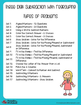 3-Digit Subtraction Strategies, 3rd Grade Subtraction With Regrouping