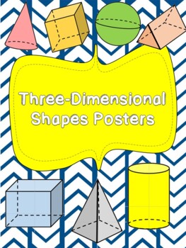 3-D Shapes Posters by MinMath | Teachers Pay Teachers