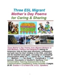 Three ESL Migrant Mother's Day Poems for Caring & Sharing