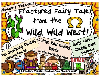 Preview of Three Fractured Fairy Tales from the Wild West:  Reader's Theaters!