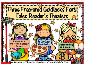 Preview of Three Goldilocks Fractured Fairy Tales Reader's Theaters