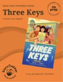 Three Keys No-Prep Novel Study Unit BUNDLE Middle School Reading