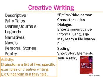 creative writing for journalism