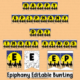 Three King Day Bulletin Board Epiphany Bunting Banner Bull