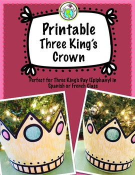 Preview of Three King's Day Epiphany Printable Crown