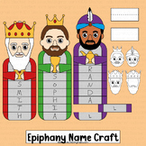 Three Kings Day Activities Name Craft 3 Wise Men Bulletin 