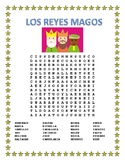 Three Kings Day- Word Search -Los Reyes Magos- Jan 6th=Dis