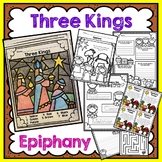 Three Kings Day Worksheets, Epiphany Worksheets, Epiphany 