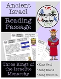 Three Kings of the Israelite Monarchy Reading Passage Anci