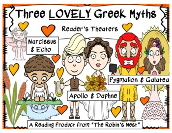 Preview of Three LOVELY Greek Myths:  Reader's Theaters