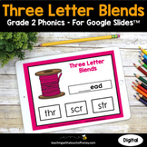 Three Letter Blends Phonics Activities | 2nd Grade Phonics