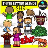 Three Letter Blends -SHR- Clip Art Set {Educlips Clipart}