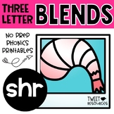 Three Letter Blends "SHR" Phonics Literacy Printables Trigraphs