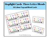 Three Letter Consonant Blends Tap and Blend Phonics Cards
