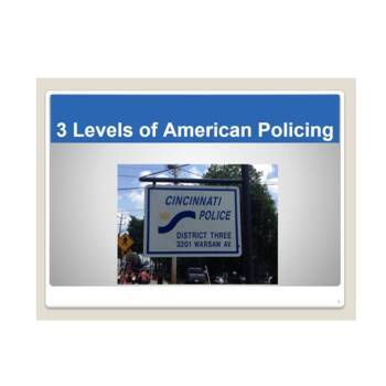 Preview of Three Levels of Law Enforcement - Google Version