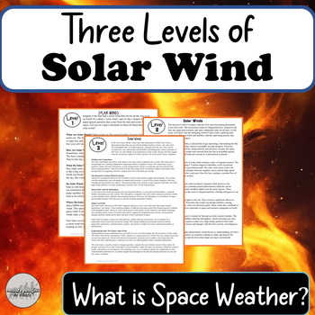 Preview of Three Levels of Solar Wind | Astronomy Differentiated Reading Strategy