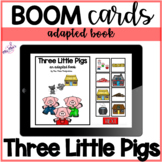 Three Little Pigs: Adapted Book- Boom Cards