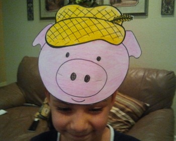 Preview of Three Little Pigs Character Hat Patterns