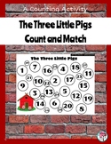Three Little Pigs Count and Match