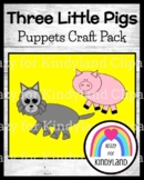 Three Little Pigs Fairy Tale Activity: Character Puppets, 
