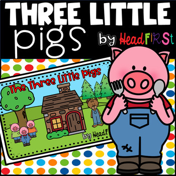 Preview of The Three Little Pigs Fairy Tale Unit Book Readers Theater NO PREP Activities