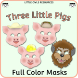 Three Little Pigs - Full-Color Masks