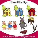 Three Little Pigs Inspired Clip Art | Clipart Commercial Use