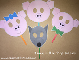 Three Little Pigs Masks