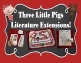 Three Little Pigs Math and Reading Literature Extensions -