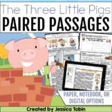 Three Little Pigs Reading Paired Passages Unit, Fairy Tale