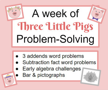 Preview of Three Little Pigs Problem-Solving