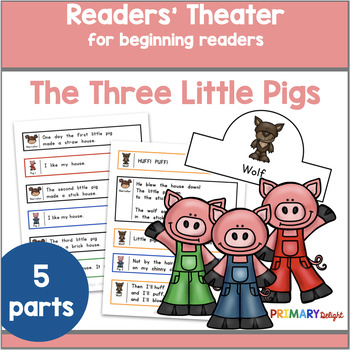 Three Little Pigs Readers' Theater Script by Primary Delight | TpT