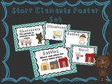 Three Little Pigs Story Elements Poster Set